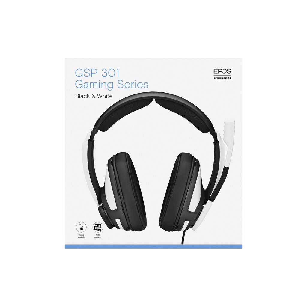 Sennheiser Epos GSP 301 White цена и информация | Kõrvaklapid | kaup24.ee