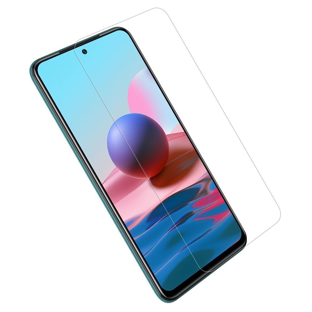 Kaitseklaas Nillkin Amazing H Tempered Glass Screen Protector 9H, sobib Xiaomi Redmi Note 10 / Redmi Note 10S цена и информация | Ekraani kaitsekiled | kaup24.ee