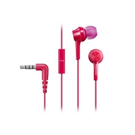 Kõrvaklapid Mikrofoniga Panasonic Corp. RP-TCM105E in-ear, roosa цена и информация | Kõrvaklapid | kaup24.ee