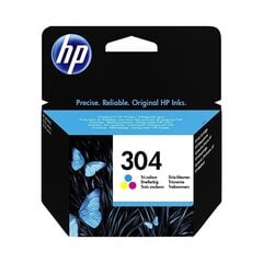 Tindikassett HP 304 Tri-color kaina ir informacija | Tindiprinteri kassetid | kaup24.ee