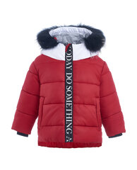 Красная куртка зимняя для мальчиков Gulliver цена и информация | Зимняя одежда для детей | kaup24.ee
