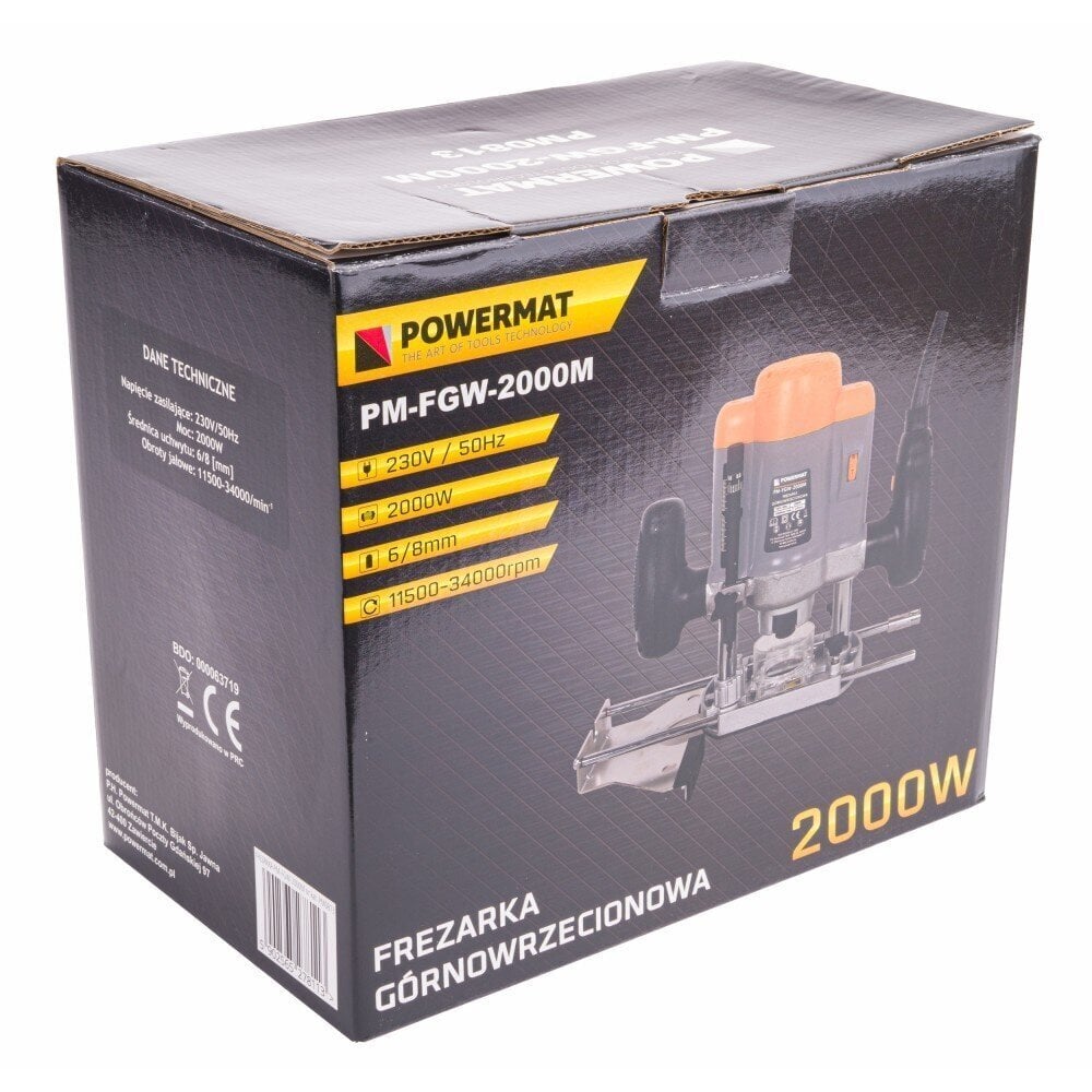 Elektriline frees PowerMat 2000W hind ja info | Freesid | kaup24.ee