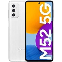 Samsung Galaxy M52 5G, 128 GB, Dual SIM, White цена и информация | Мобильные телефоны | kaup24.ee