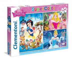 Clementoni Puzzle 3x48 дет. Disney Princess цена и информация | Пазлы | kaup24.ee