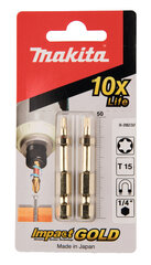 Торсионный наконечник Makita B-28232 T25-65 мм (3) Dbl-End  цена и информация | Механические инструменты | kaup24.ee