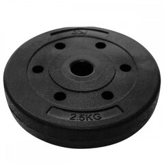 Kangiketas SportVida Rubbered Universal Disc 2.5 kg, 26 mm hind ja info | Hantlid, kangid, raskused | kaup24.ee