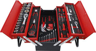 6056 Metallist tööriistakast 86 võtmega BGS Technic-6056 hind ja info | Tööriistakastid, tööriistahoidjad | kaup24.ee