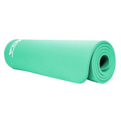 Treeningmatt SportVida NBR Non-Slip Exercise Mat 180x60x1 cm, sinine цена и информация | Коврики для йоги, фитнеса | kaup24.ee