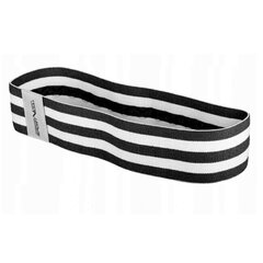 Treeningkumm SportVida Fitness & Crossfit Hip Band, 40x7,6 cm, must hind ja info | Treeningkummid | kaup24.ee