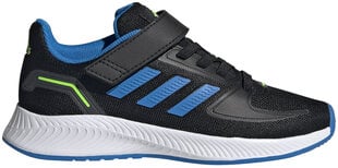 Adidas Jalatsid Runfalcon 2.0 El K Black Blue GV7752 GV7752/12.5K цена и информация | Детская спортивная обувь | kaup24.ee