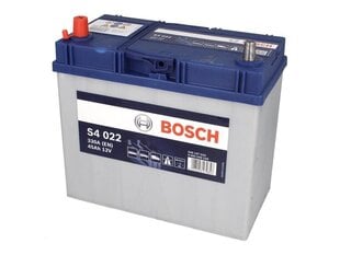 Аккумулятор Bosch 45Ah 330A S4022 цена и информация | Аккумуляторы | kaup24.ee