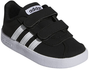 Adidas Jalatsid Vl Court 2.0 Cf I Black GZ3328 GZ3328/7.5K цена и информация | Детская спортивная обувь | kaup24.ee