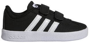 Adidas Jalatsid Vl Court 2.0 Cf I Black GZ3328 GZ3328/7.5K цена и информация | Детская спортивная обувь | kaup24.ee