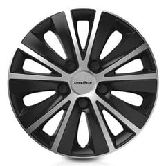 колпаки Goodyear Monaco Чёрный Серебристый 15" (4 uds) цена и информация | Goodyear Аксессуары для автомобилей | kaup24.ee