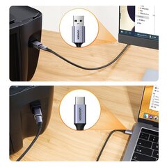 Адаптер Ugreen USB-C - USB-B, серый цена и информация | Кабели для телефонов | kaup24.ee