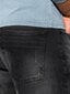 Meeste teksapüksid Ombre P1025 must hind ja info | Meeste teksad | kaup24.ee