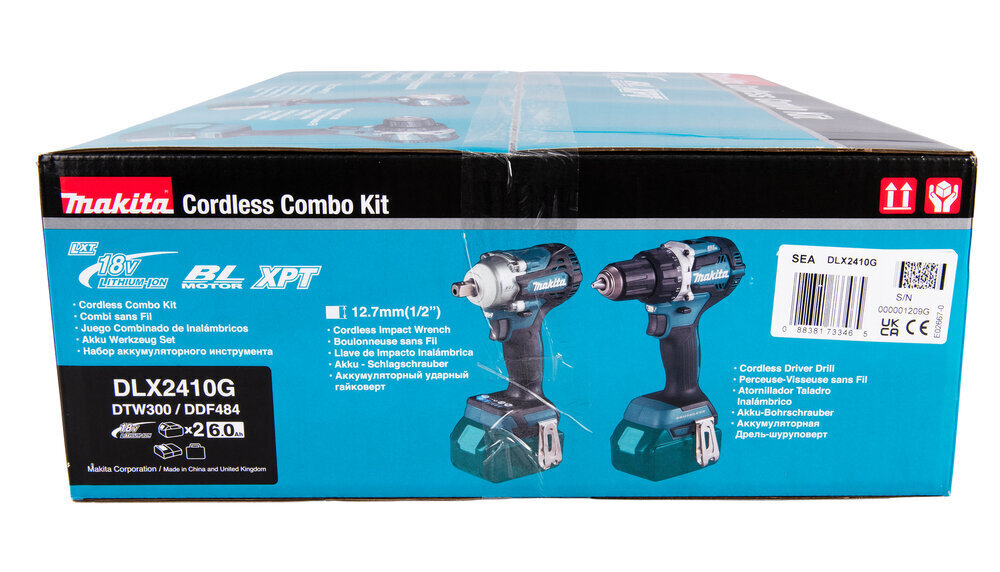 Combokit LXT® DLX2410G Makita цена и информация | Akutrellid, kruvikeerajad | kaup24.ee