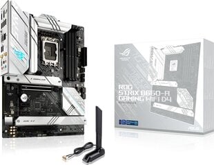 Emaplaat Asus Rog STRIX B660-A Gaming Wifi D4 hind ja info | Emaplaadid | kaup24.ee