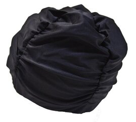 Шапочка для плавания ткань SANRO Iris, для длинных волос, черная цена и информация | Шапочки для плавания | kaup24.ee