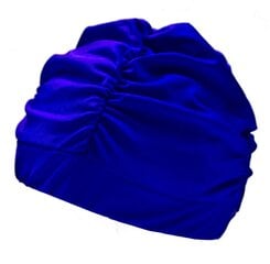 Kangast ujumismüts SANRO Iris, pikkadele juustele, sinine hind ja info | Ujumismütsid | kaup24.ee