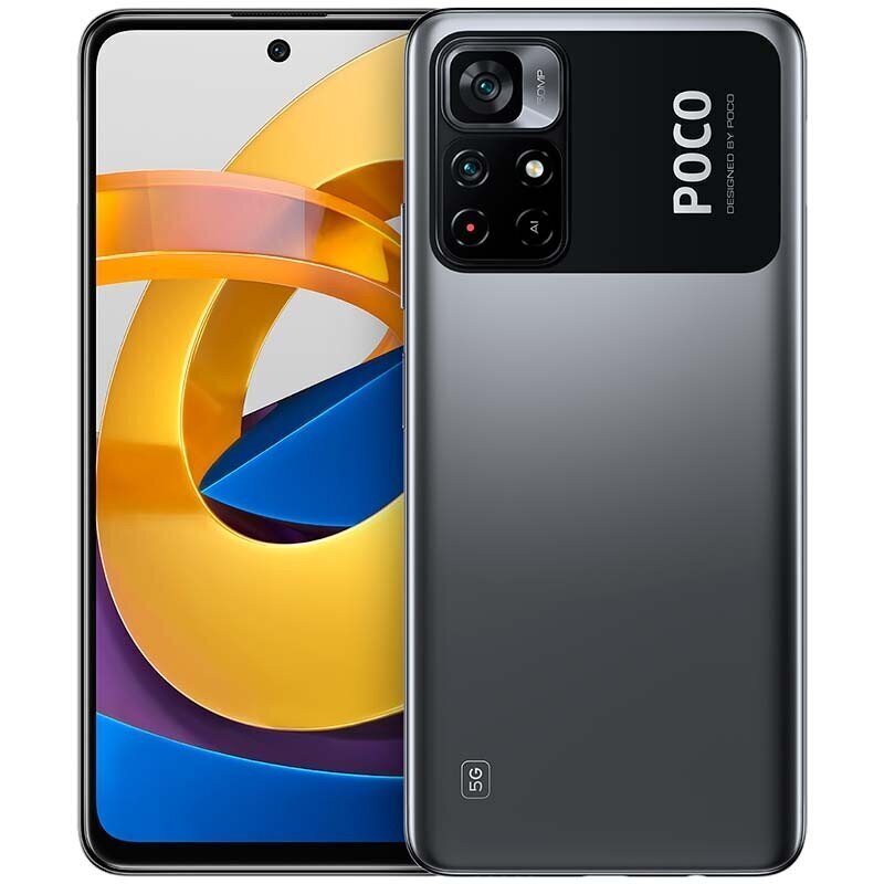 Nutitelefon Poco M4 Pro 5G 128GB Dual SIM Power Black hind ja info | Telefonid | kaup24.ee