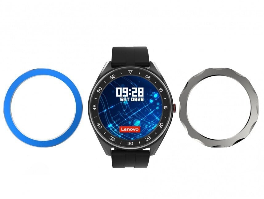 Lenovo Smartwatch R1, Black цена и информация | Nutikellad (smartwatch) | kaup24.ee