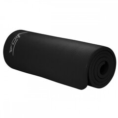 Treeningmatt SportVida NBR Thicker Non-Slip Exercise Mat 180x60x1.5 cm, must цена и информация | Коврики для йоги, фитнеса | kaup24.ee