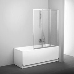 Стенка для ванной Ravak VS3, Размеры: 130 Стекло: Rain цена и информация | Принадлежности для ванн | kaup24.ee