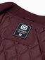 Meeste bomber jope Ombre C538 bordo hind ja info | Meeste joped | kaup24.ee