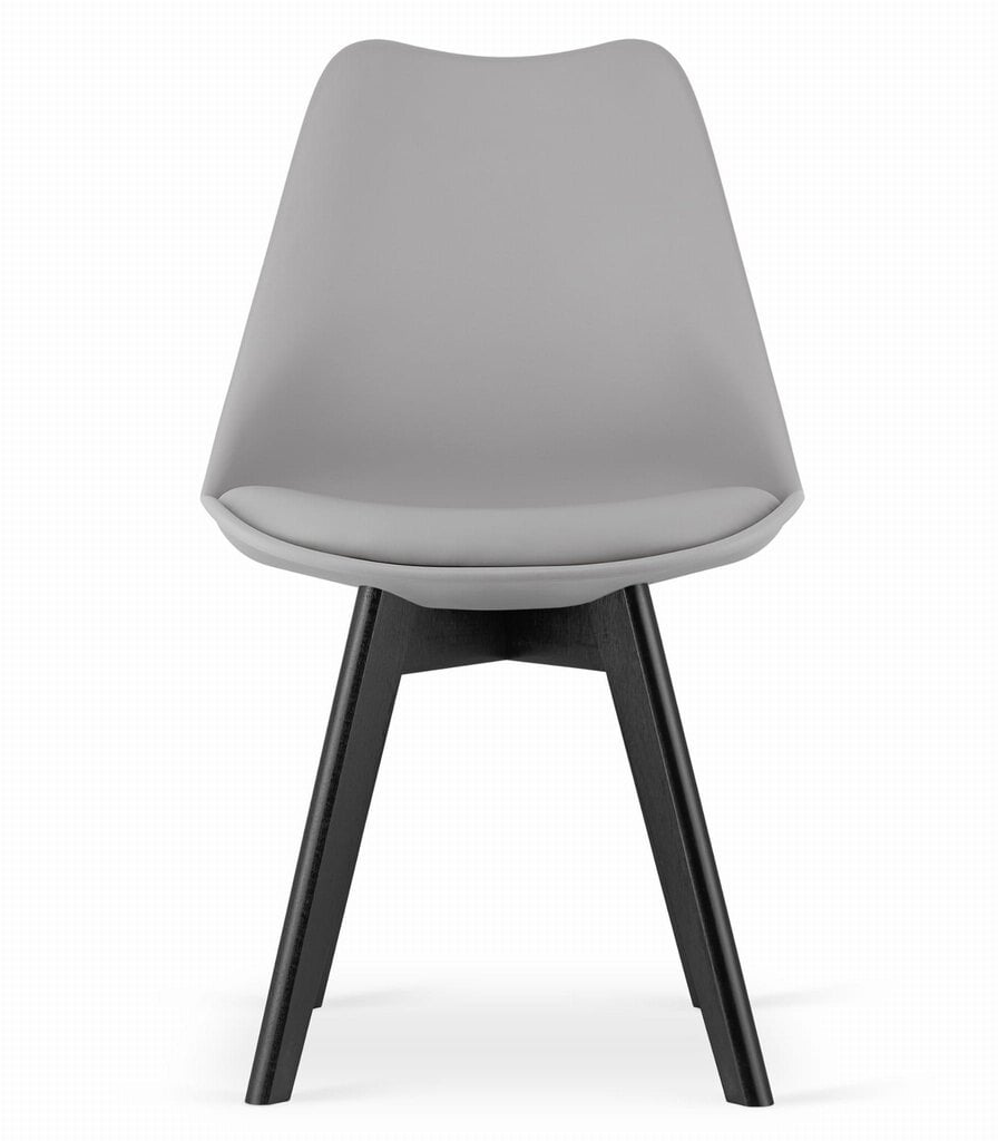 4-osaline toolide komplekt Mark, hall/must hind ja info | Söögitoolid, baaritoolid | kaup24.ee