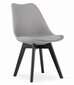 4-osaline toolide komplekt Mark, hall/must hind ja info | Söögitoolid, baaritoolid | kaup24.ee