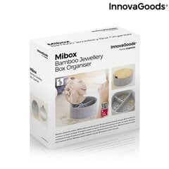 Бамбуковая шкатулка-органайзер с зеркалом Mibox InnovaGoods Home Organize! цена и информация | Детали интерьера | kaup24.ee