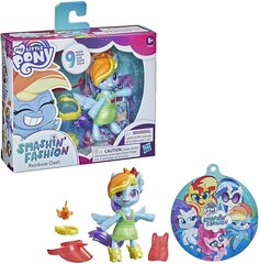 Кукла My Little Pony - Smashion Fashion - Rainbow Dash - 9 pcs. (10 cm) цена и информация | Игрушки для девочек | kaup24.ee