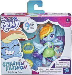 Nukk My Little Pony - Smashion Fashion - Rainbow Dash - 9 tk (10 cm) hind ja info | Tüdrukute mänguasjad | kaup24.ee