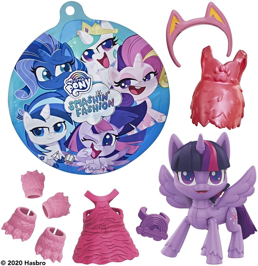 Nukk My Little Pony - Smashion Fashion - Twilling Sparkle - 9 tk (10 cm) цена и информация | Tüdrukute mänguasjad | kaup24.ee