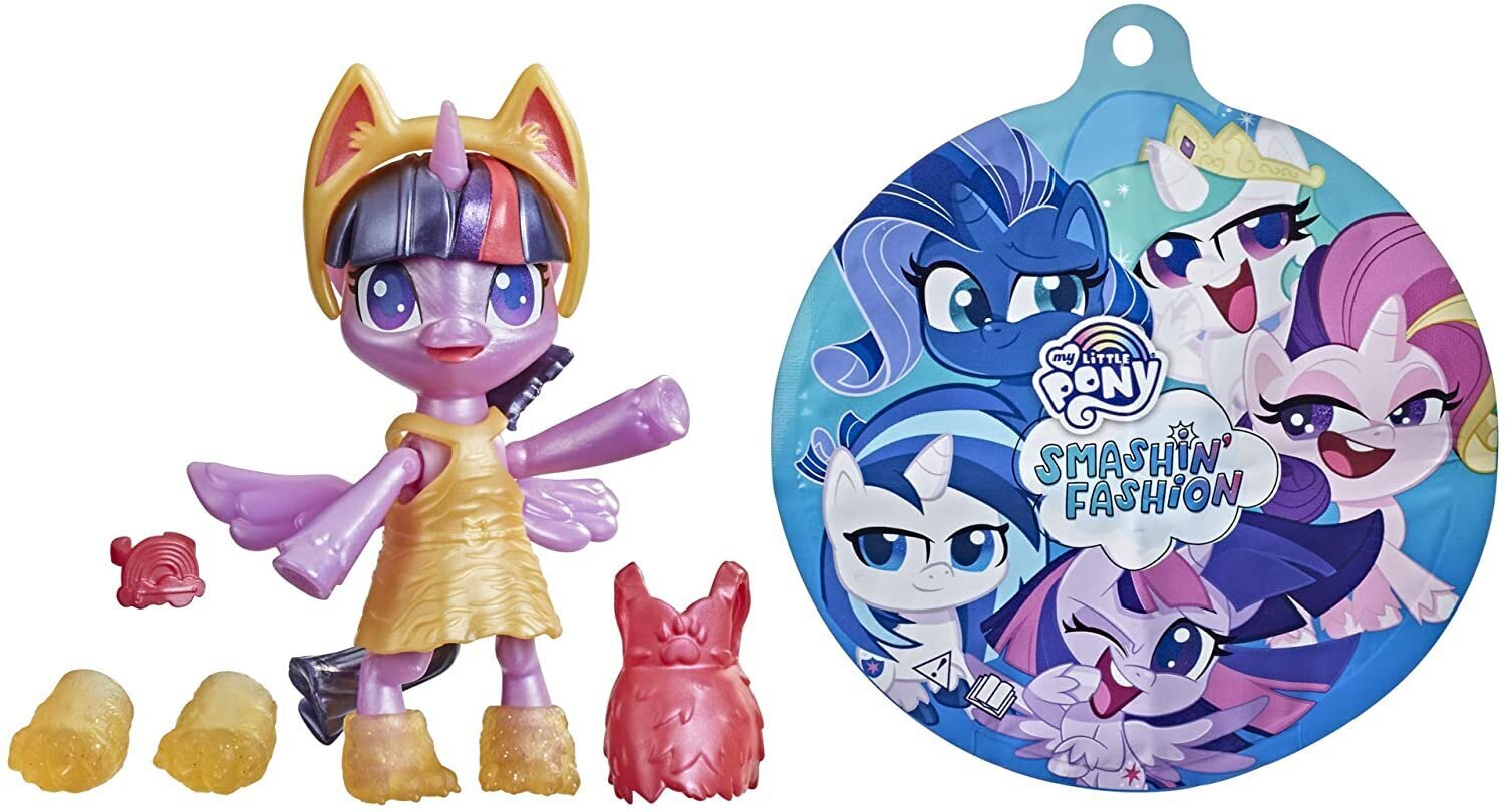 Nukk My Little Pony - Smashion Fashion - Twilling Sparkle - 9 tk (10 cm) цена и информация | Tüdrukute mänguasjad | kaup24.ee