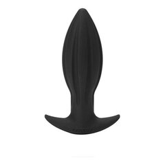 Anaaltapp Tantus Silikoon Koonusjas Must (10 cm) hind ja info | Anaallelud | kaup24.ee