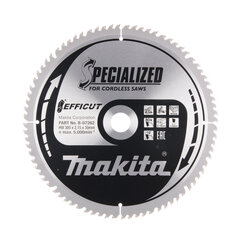 T.C.T saeketas, 305 x 2.15 x 30 mm 10° T80 B-67262 Makita цена и информация | Механические инструменты | kaup24.ee