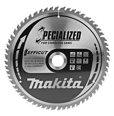 Пильный диск B-67234 TCT EFFICUT 260X2,15X30 мм 10 ° T60 Makita цена и информация | Механические инструменты | kaup24.ee