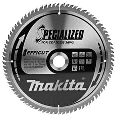 Пильный диск B-67240 TCT EFFICUT 260X2,15X30 мм 10 ° T80 Makita цена и информация | Механические инструменты | kaup24.ee