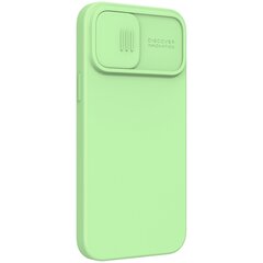 Telefoni ümbris silikoonist Nillkin CamShield Silky Magnetic sobib iPhone 13 Pro Max, roheline цена и информация | Чехлы для телефонов | kaup24.ee