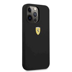 Telefoni ümbris silikoonist Ferrari sobib iPhone 13 Pro Max, must цена и информация | Чехлы для телефонов | kaup24.ee