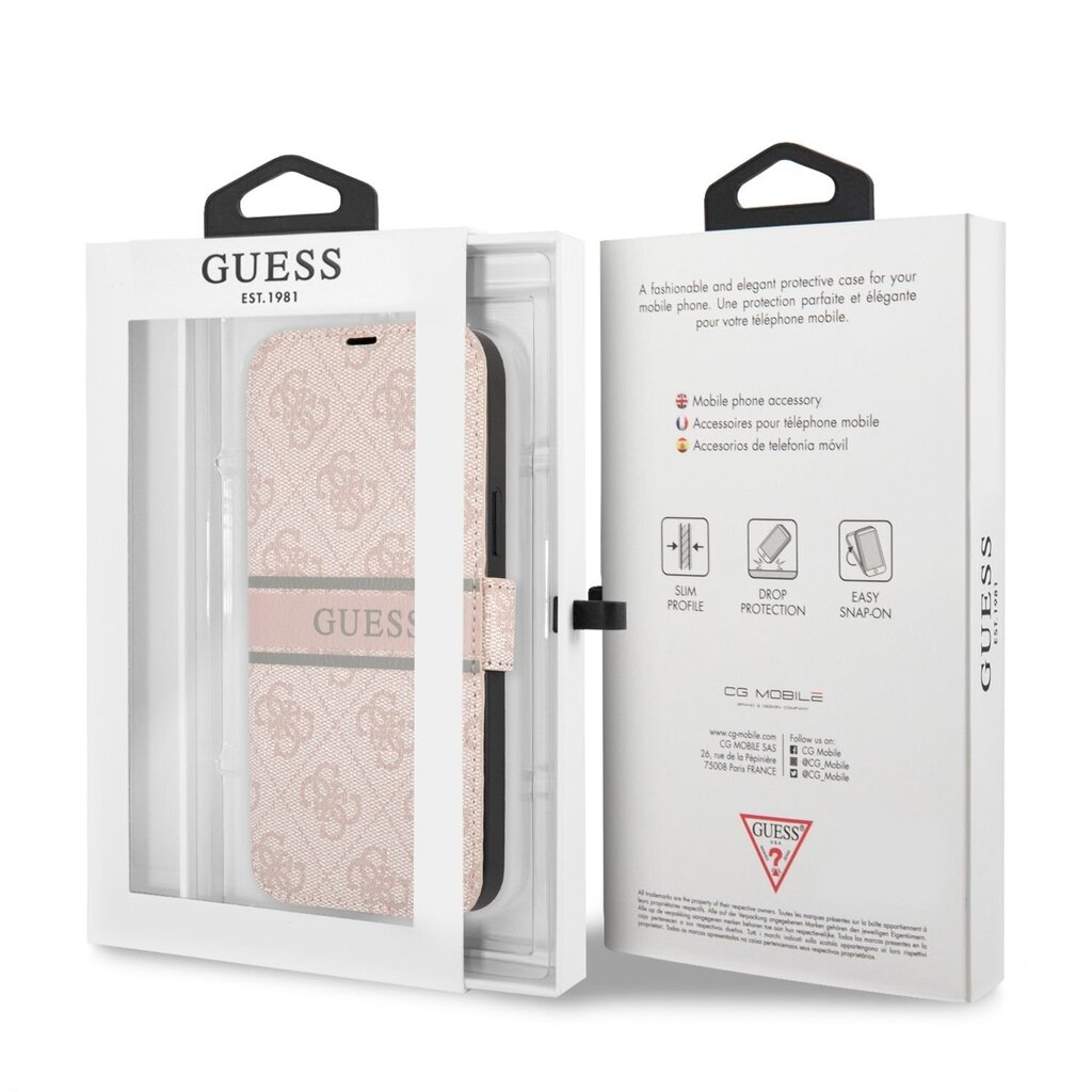 Telefoni kaaned Guess sobib iPhone 13 Pro, roosa hind ja info | Telefoni kaaned, ümbrised | kaup24.ee