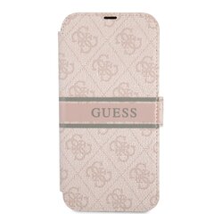 GUBKP13L4GDPI Guess PU 4G Printed Stripe Book Case for iPhone 13 Pro Pink цена и информация | Чехлы для телефонов | kaup24.ee