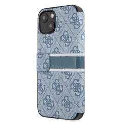 GUBKP13M4GDBL Guess PU 4G Printed Stripe Book Case for iPhone 13 Blue цена и информация | Чехлы для телефонов | kaup24.ee