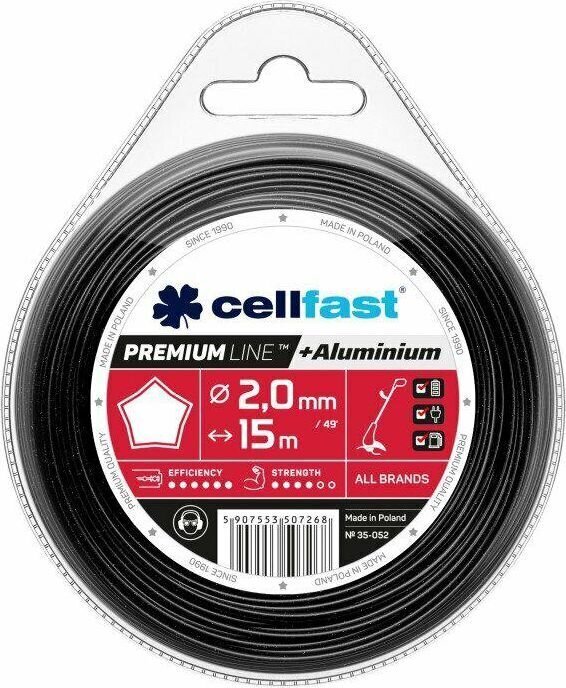 Lõiketamiil Cellfast Premium 2,4mm x 15m hind ja info | Aiatööriistade lisatarvikud | kaup24.ee