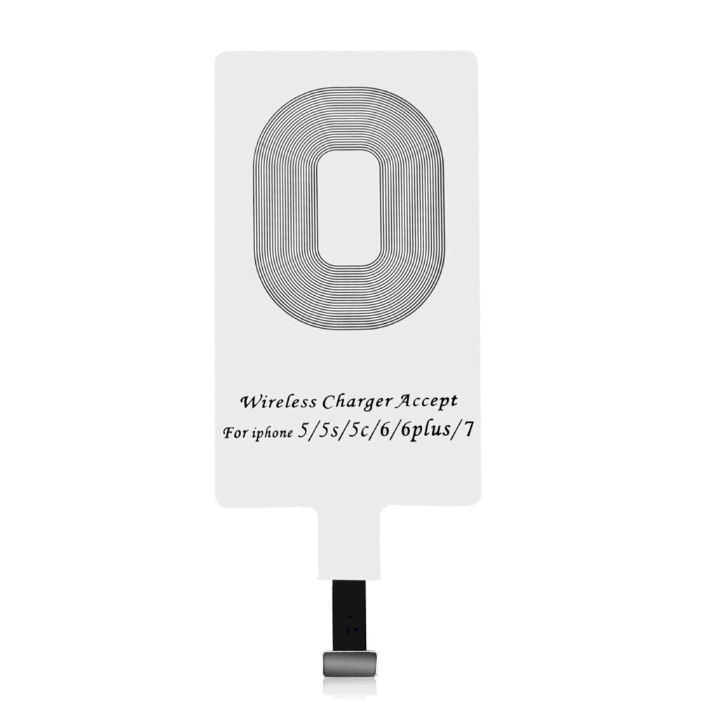 Choietech Adapter juhtmeevabaks laadimiseks Choietech Qi Lightning Induction Insert, valge hind ja info | Mobiiltelefonide laadijad | kaup24.ee