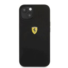 Telefoni ümbris silikoonist Ferrari sobib iPhone 13 mini, must цена и информация | Чехлы для телефонов | kaup24.ee