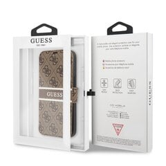 GUHCP13X4GMGBR Guess PU 4G Metal Logo чехол для iPhone 13 Pro Max Brown цена и информация | Чехлы для телефонов | kaup24.ee