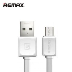 Кабель передачи данных, зарядка, Remax, супер тонкий, универсальный Micro USB, 1м, белый, OEM цена и информация | Кабели для телефонов | kaup24.ee